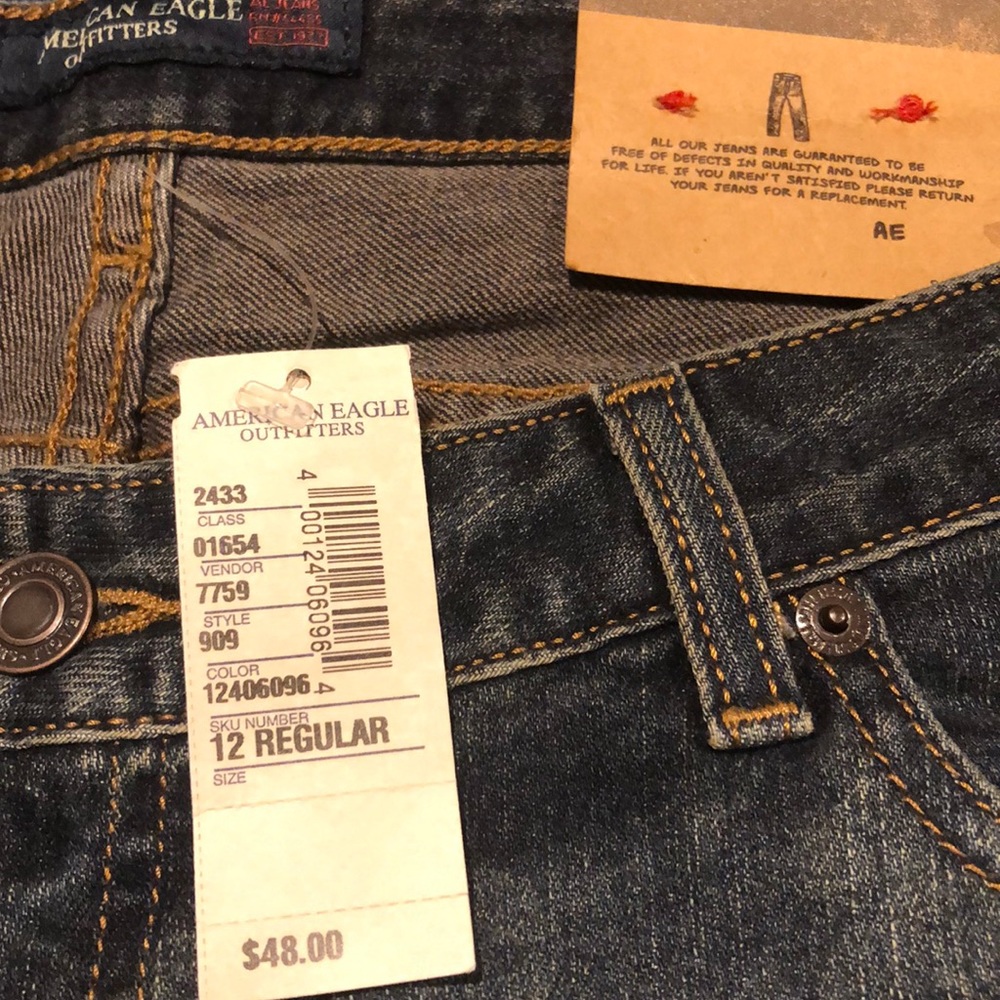 American eaglejeans skinny bell leg lowrise size12